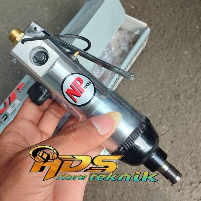 Mesin Bor Obeng Angin Mini 1/4 inch NP Tools Air Impact Screwdriver Grinder