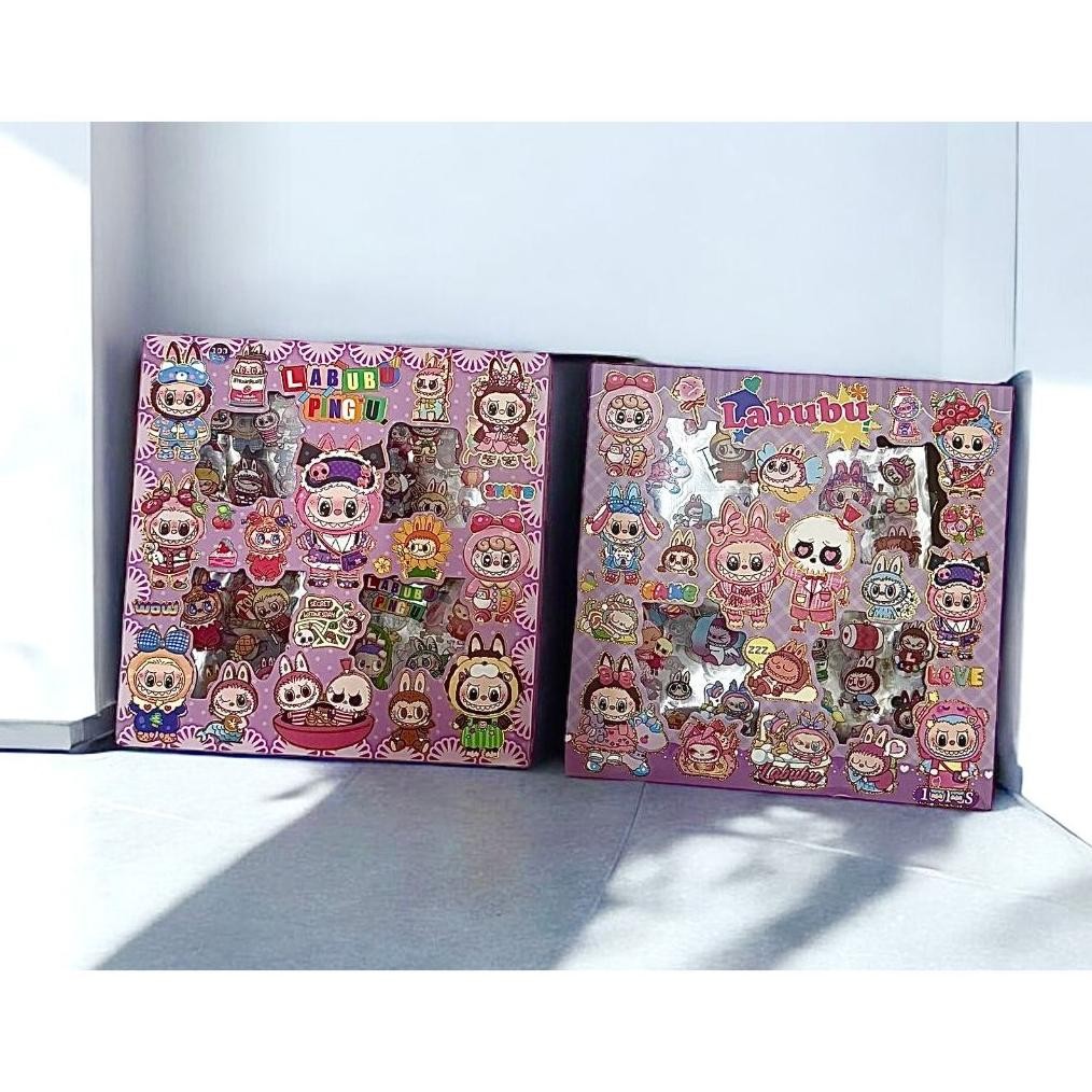 

Ez23 et-12 (AJ) Stiker Labubu Blackpink Box Mainan Anak Sticker DIY tempel Waterproof Kado hadiah Premium Berkualitas