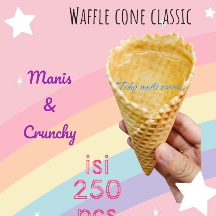 

Claic Ugar Cone Waffle Ice Cream Ii 250 Pc Cone E Rim Cone Ice Cream