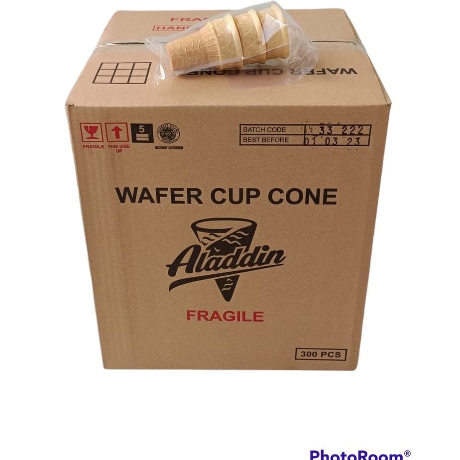 

Ice Cream Wafer Cup Cone Cae Cone 300 Pc 1Du Wadah Contong Erupu Waffle E Rim Aladdin Aladin Alladin Gurih Bonico Erim Oft Ice Hard