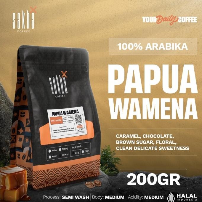 

Biji Kopi Bubuk Arabika Papua Wamena Arabica Coffee Beans Coffe 200 Gr Original Dan Terlaris