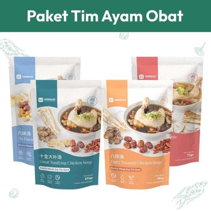 

Herbaleo - Paket Chicken Soup Herbal Instant ( Paket Tim Ayam Obat )