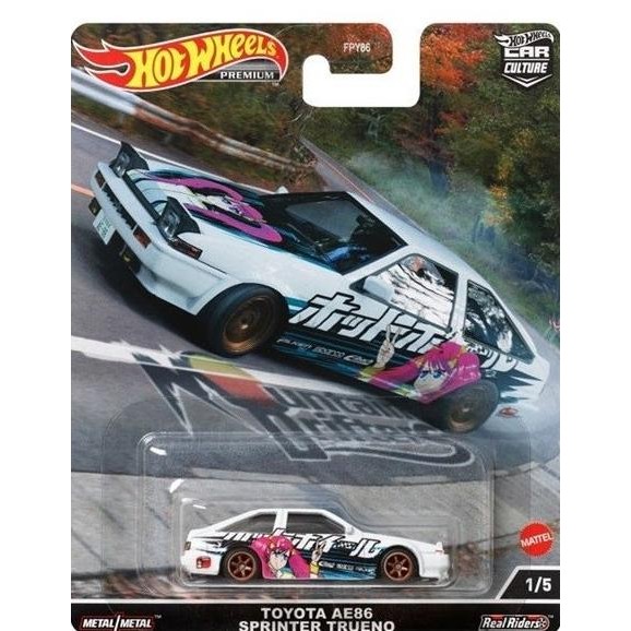 TERSEDIA Hot Wheels Toyota AE86 Sprinter Trueno Mountain Drifters PREMIUM