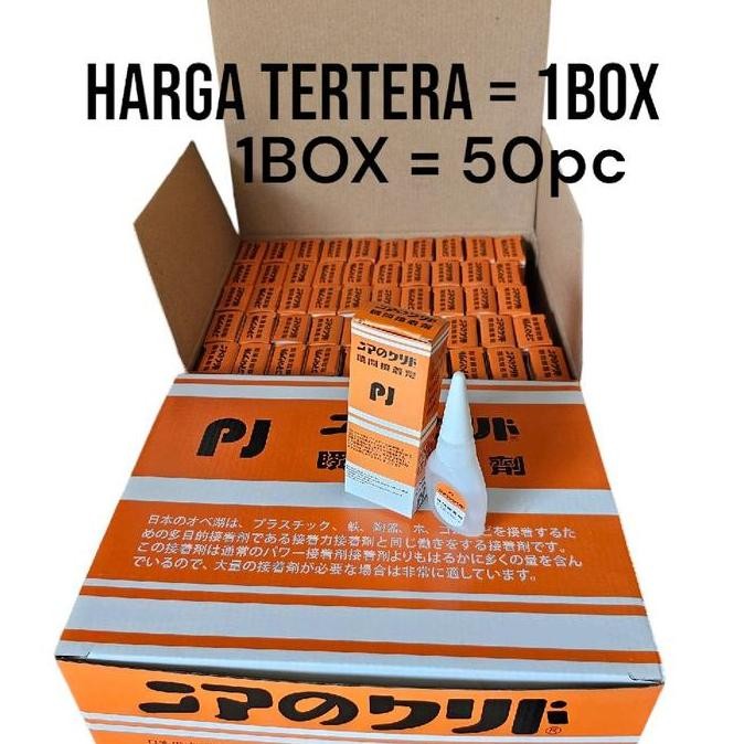 

LEM KOREA SUPER GLUE PJ LEM KAYU per50pc LEM SERBAGUNA by Radhiant official