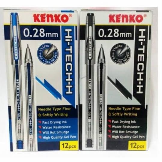 

KENKO HITECH HI TECH 0.28 PULPEN PEN GEL - Hitam by Radhiant official