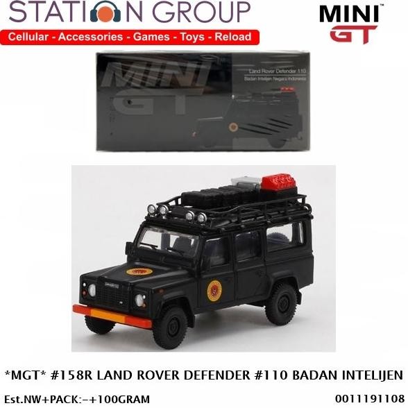 TERSEDIA MINI GT #158R LAND ROVER DEFENDER #110 BADAN INTELIJEN 22 - DIECAST