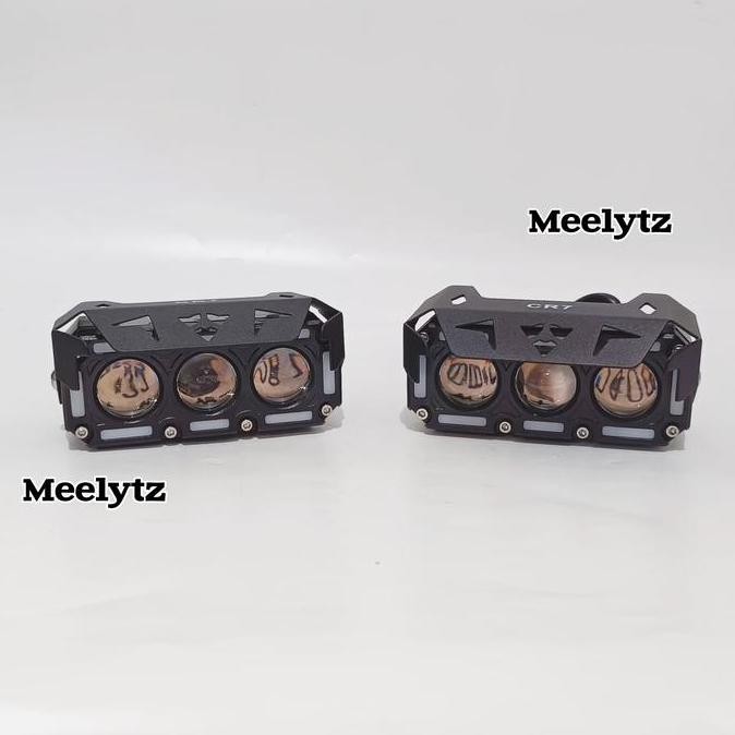 New CR7 D53 - Lampu Tembak 3 Mata