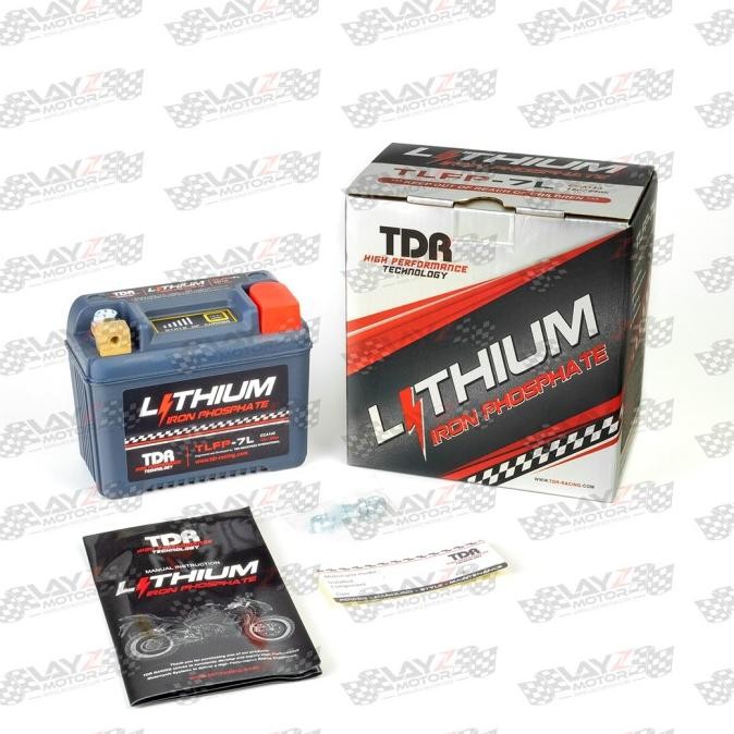 New TDR AKI Litihium Ninja 150R / Ninja 150RR Satria 150 Vario Beat CBR150 TLFP-7L 12V