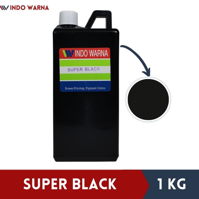 

Biang / Pigment Warna Sablon SUPER BLACK by Radhiant official