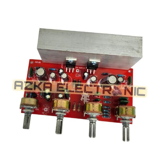 Kit Power Amplifier Speaker Aktif Stereo Tda 2003 12V Dc Ae-58 Original