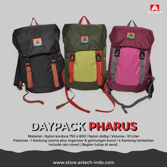 AVTECH - BACKPACK - RANSEL - TAS - DAYPACK AVTECH PHARUS bermutu