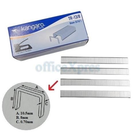 

Isi Stapler Tembak TR13/8 / Isi Staples Gun Tacker Kangaro by Radhiant official