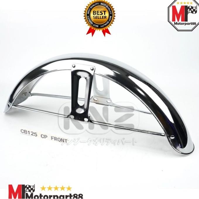 SPAKBOR SEPAKBOR SELEBOR DEPAN CB125 CB 125 BESI CROME KNZ