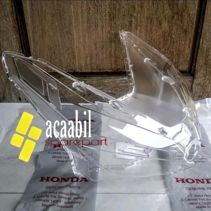 Kaca Mika Lampu Depan Vario 125 150 New Led Esp Keyless 2018 - 2023 Motor Original Dan Terpercaya