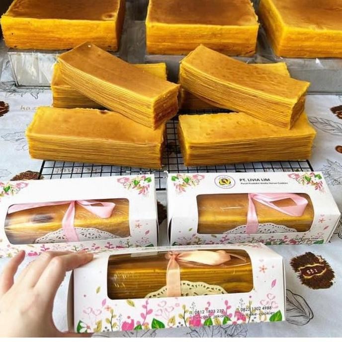 

Murah Lapis Premium Mini 6X20Cm (1/3 Loyang) Tanpa Tepung