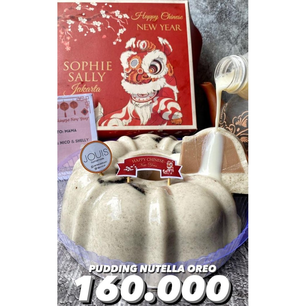 

Murah Pudding Coklat Premium - Nut3Lla Or3O - Cny Edition / Hampers Imlek