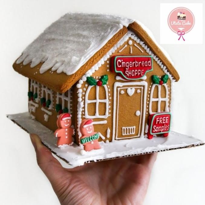 

Hampers Natal Ginger bread house Mini | Hampers parcel natal unik