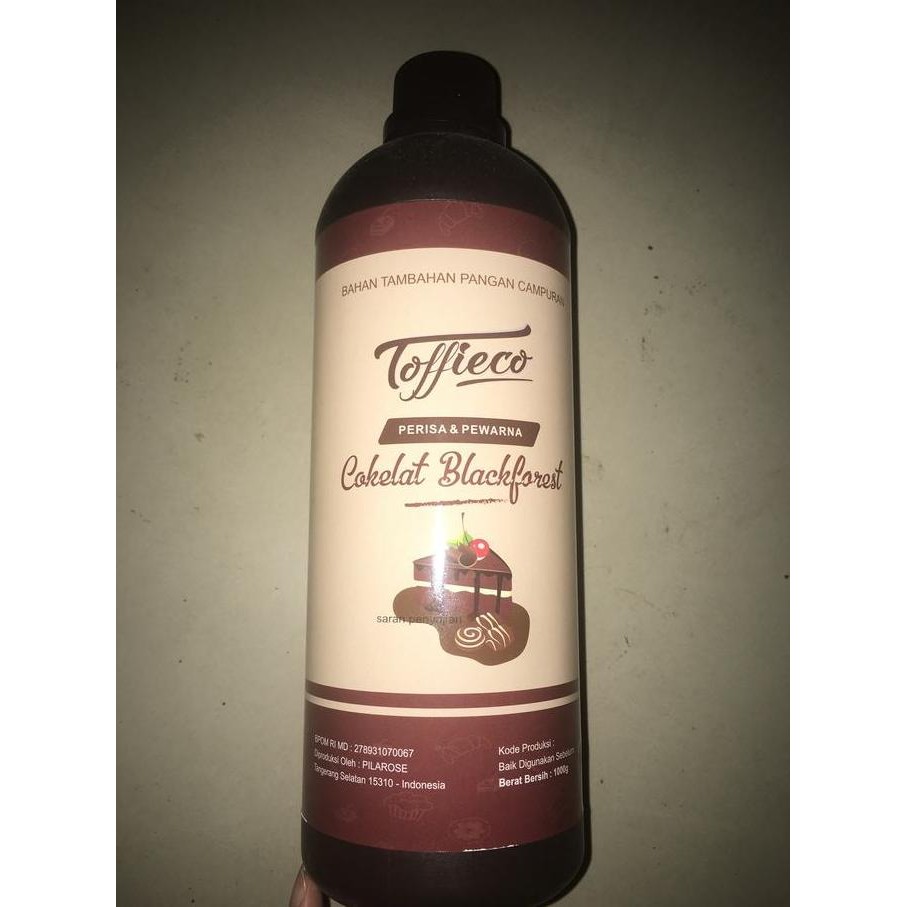 

TERSEDIA Toffieco Coklat Black Forest Pasta Perisa 1 kg