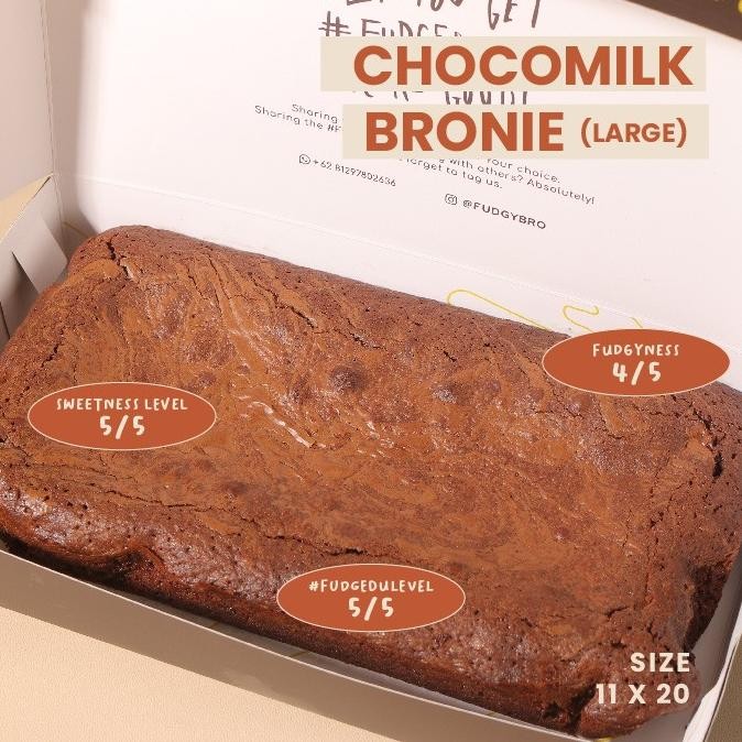 

Sale Fudgybro Chocomilk Brownies (Large Size)
