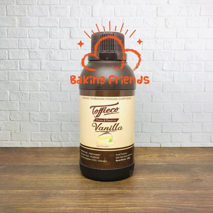 

TERSEDIA Toffieco Pasta Vanilla 250GR/Perisa Perasa Vanilla