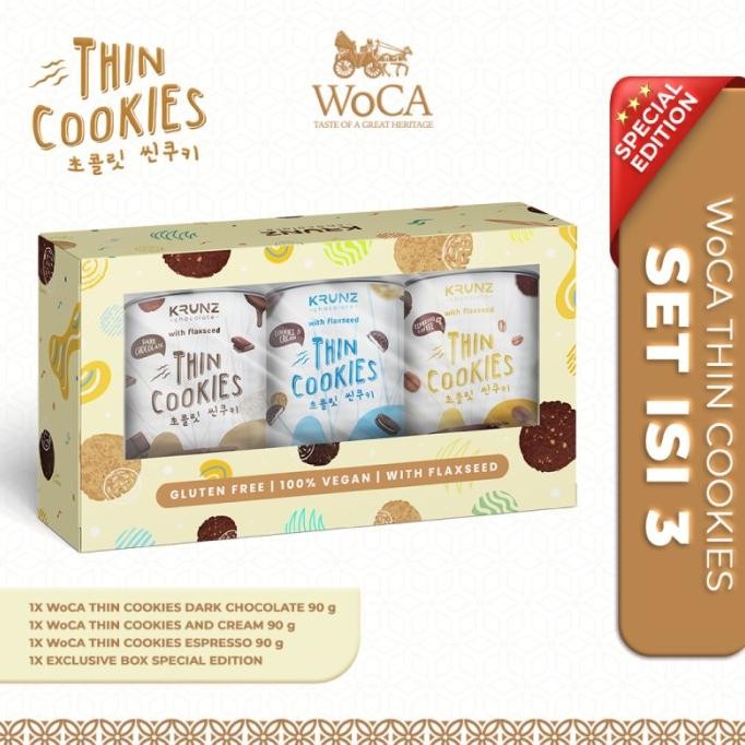 

Grosir Woca Paket Bundling Thin Cookies 3 Varian Rasa