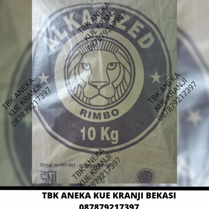 

TERSEDIA Coklat Bubuk merek Rimbo 1 sak isi 10 kg via JNE