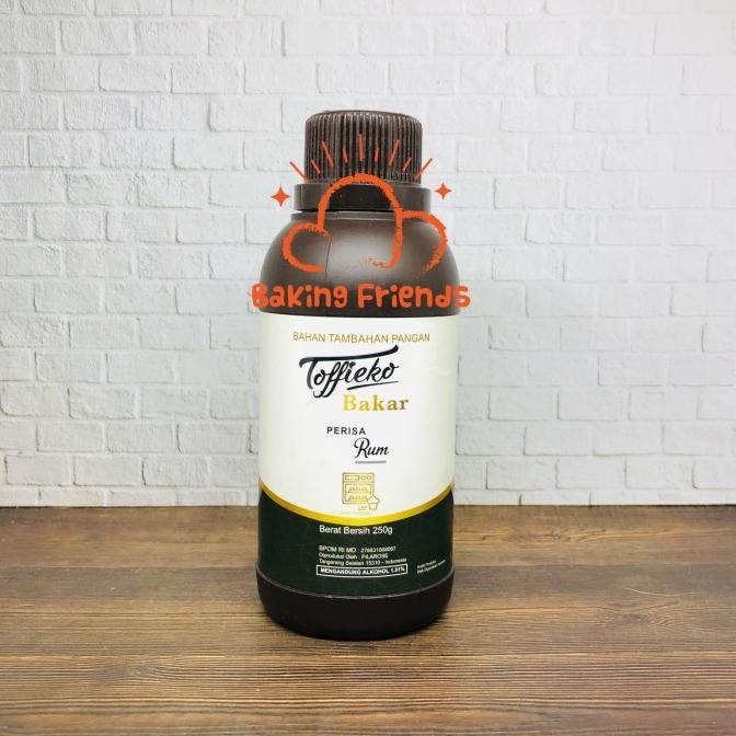 

TERSEDIA Toffieco Essence Rum Bakar 250Gr /Perisa Essens Rum Bakar