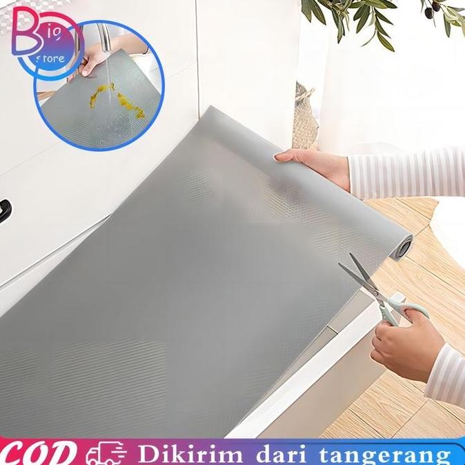 Alas Serbaguna Tahan Air 45*150cm Alas Laci Lemari Dapur Anti Slip Alas Lemari Pakaian Alas Lemari B
