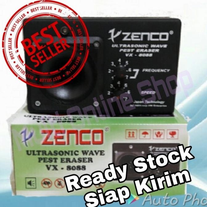 PENGUSIR TIKUS ULTRASONIC [ ZENCO VX-8088 ]