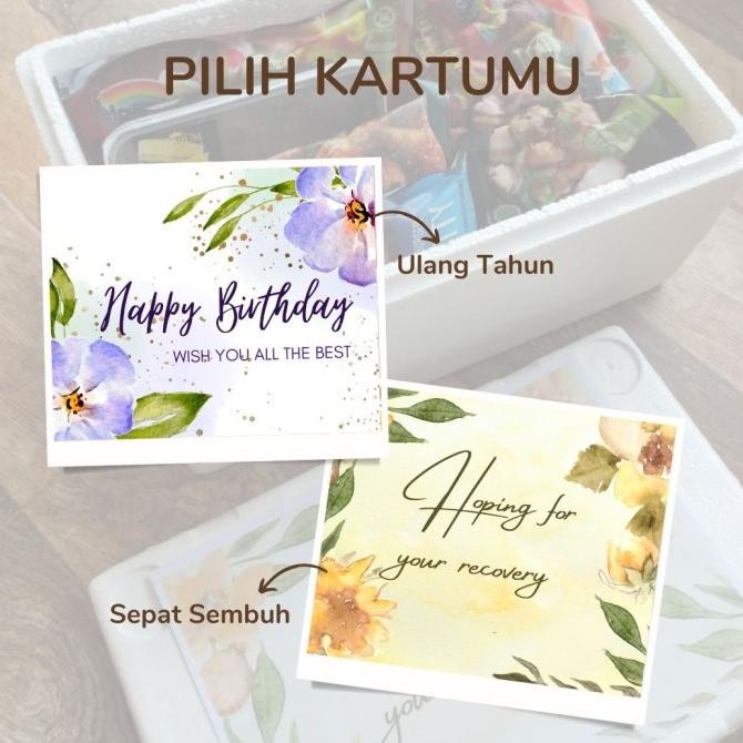 

Murah Hampers Get Well Soon - Isi 8 Item Frozen Food Sehat Gratis Box +Kartu