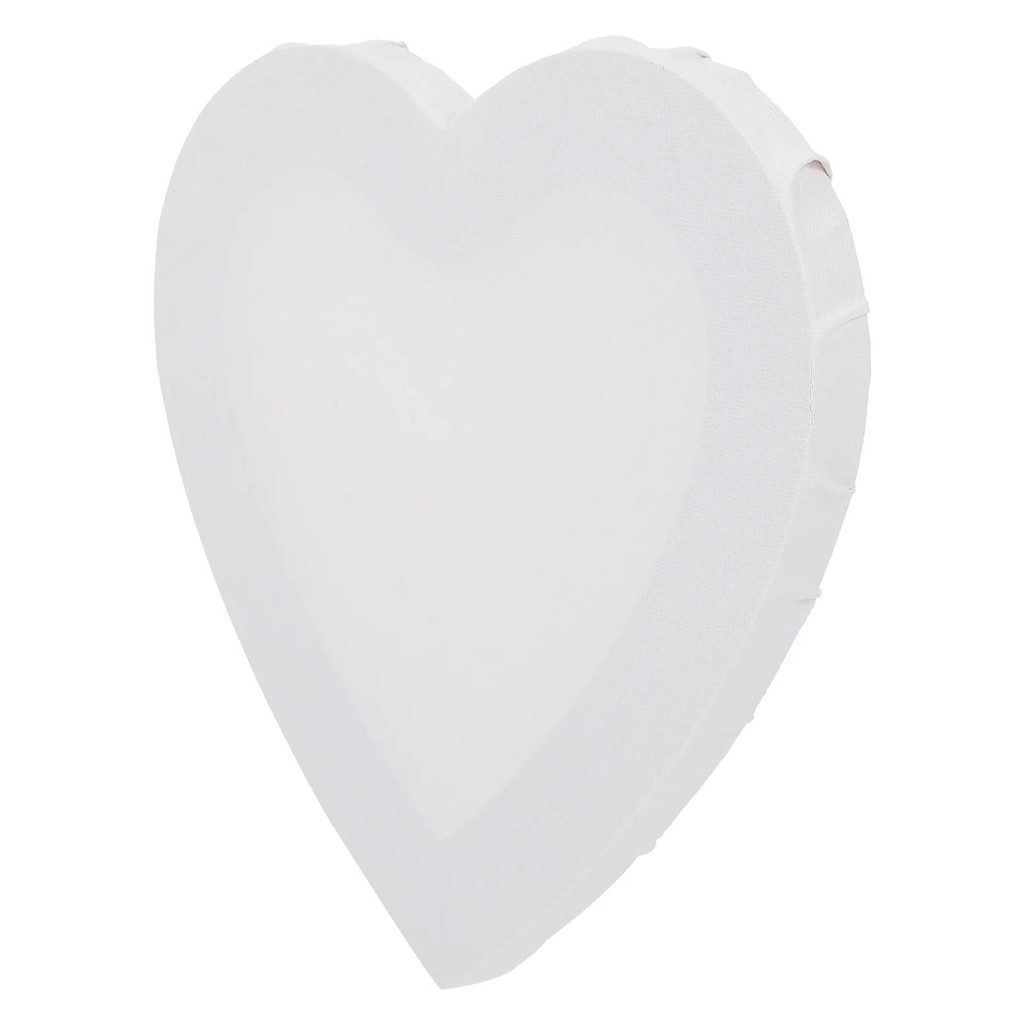

Blank Canvas White Water Color Painting Board Stretcher Frame Heart Painting Board Lightweight Compact Beginner Hobby
