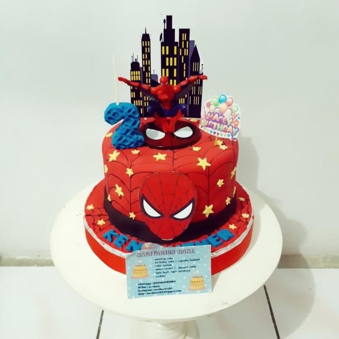 

Promo Kue Ulang Tahun Spiderman Fondant Cake