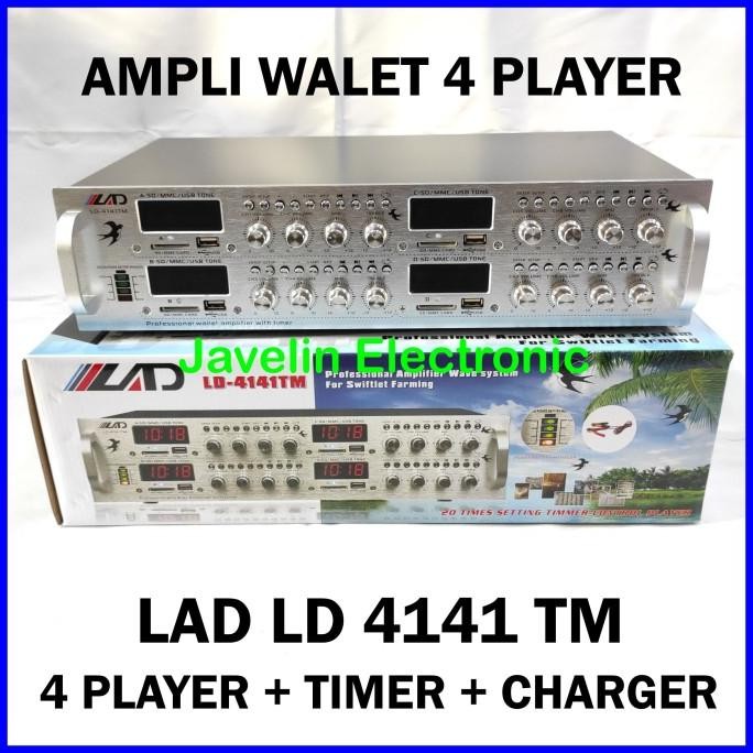 Amplifier Walet Lad Ld 4141T / 4141 Tm / Ampli Walet Ld 4141 T Original
