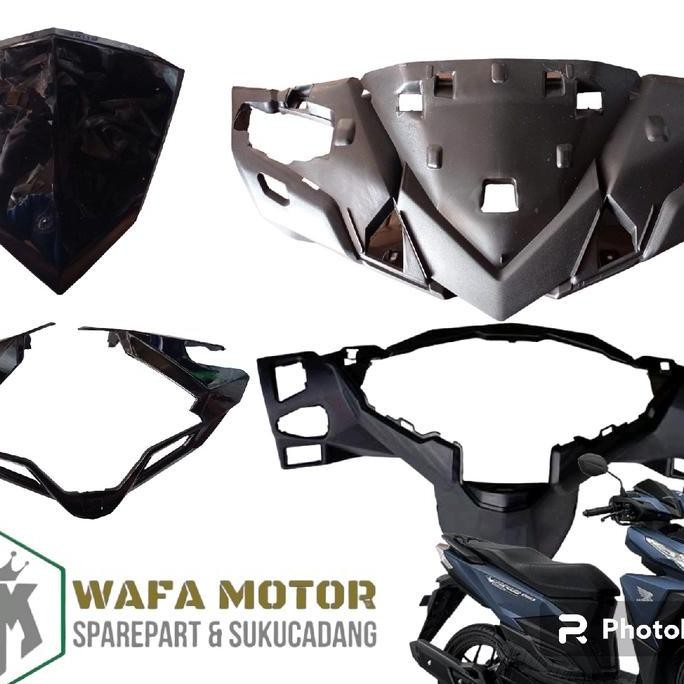 Promo batok kepala komplit depan belakang visor cover speedometer vario 125/150 led old 2015 2016 20