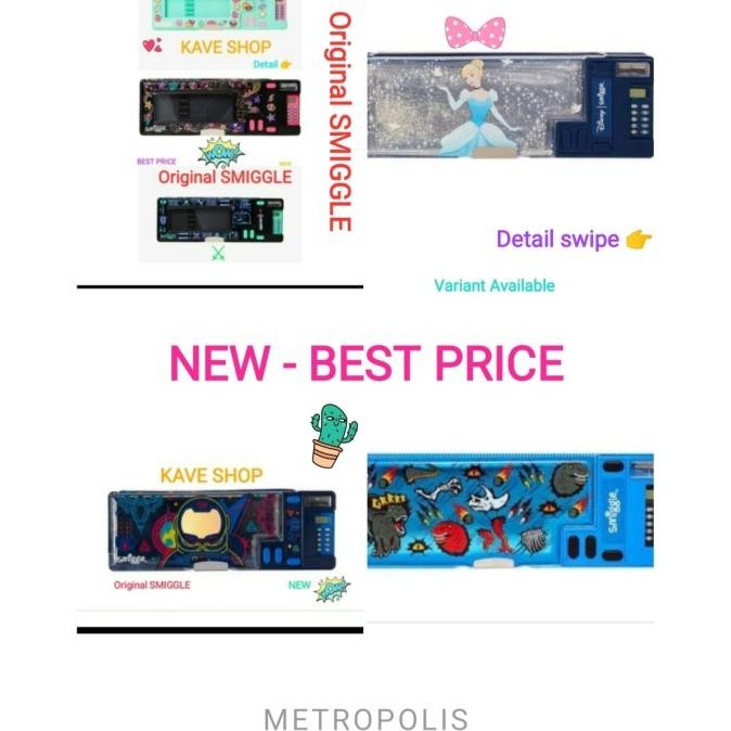 

NEW SMIGGLE Pencil Case Calculator Pop Out Hey - ORI - NEW - BEST PRICE