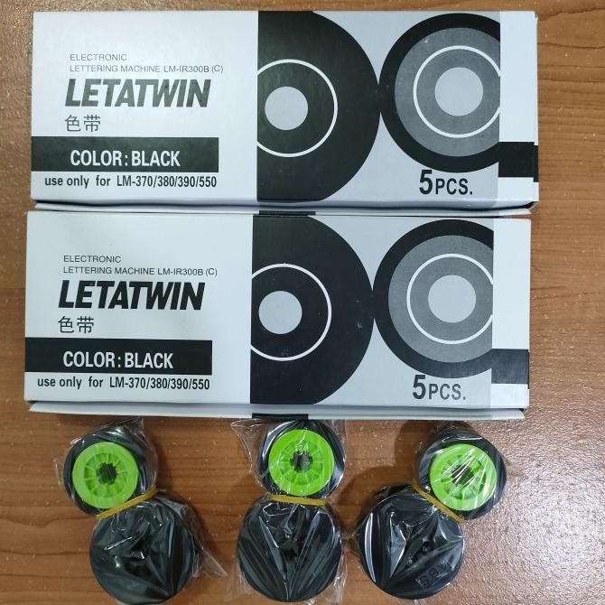 TINTA INK RIBBON CARTRIDGE PITA LETATWIN LM-IR300B LM 370 380 390A 390 550 550A LM370 LM380 LM390A L