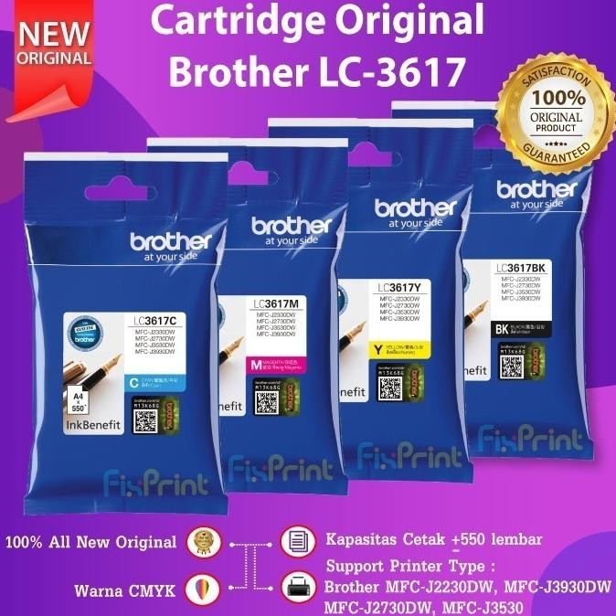 BROTHER Tinta LC-3617BK | LC3617BK | LC3617 BK Original Black Original