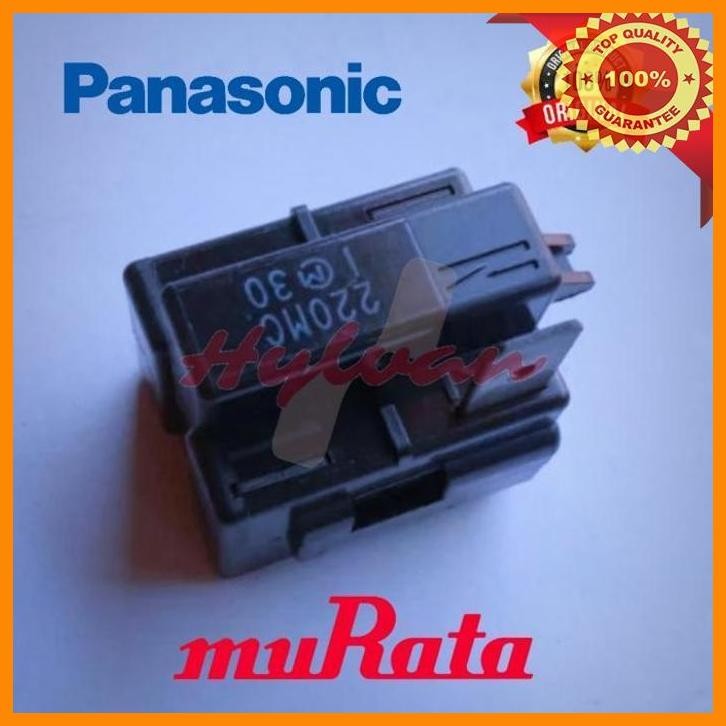 [hyl] ptc relay kulkas panasonic pin 1 kanan original
