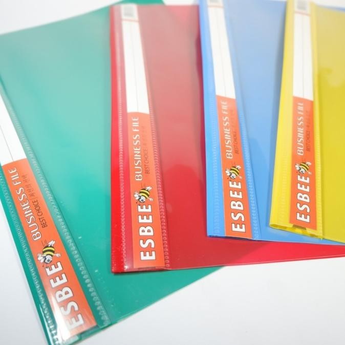 

Bussines File Folio Kantong Esbee / Map Plastik Snelhecter (12 pcs) murah