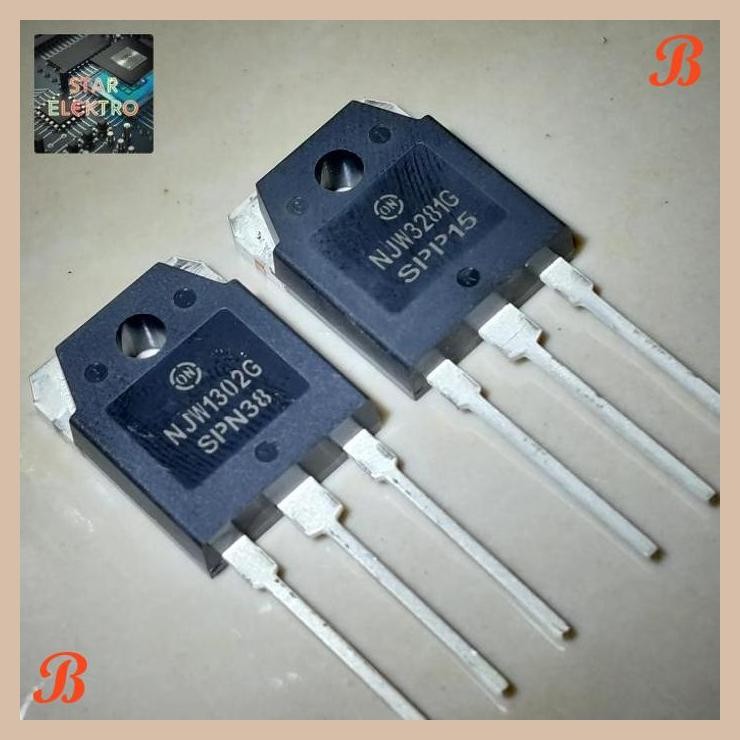 [SRE] NJW1302G NJW3281G Sepasang Transistor NJW1302 NJW3281 NJW 1302 3281