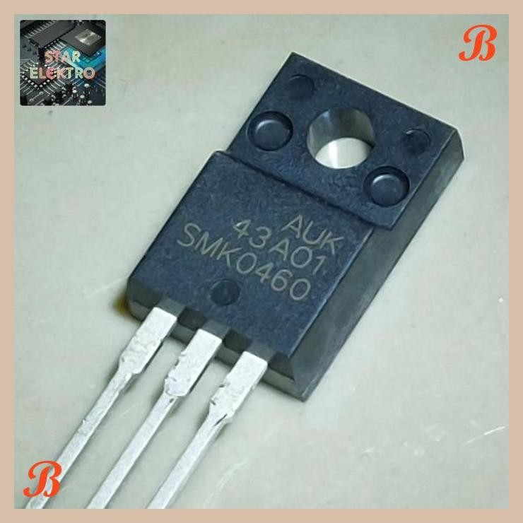 [SRE] SMK0460 To-220f AUK SMK 0460 SMK0460F N-Channel Mosfet 4A 600V FET