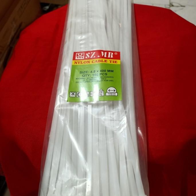 

kabel ties 400 mm size 4,8x400 isi 100 pcs murah