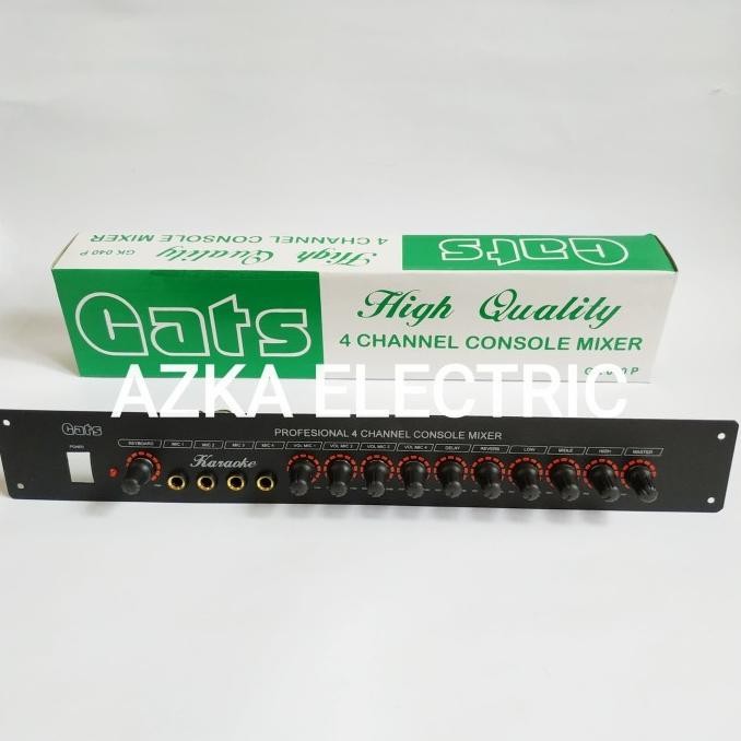 Baru Kit Mixer 4 Channel Plus Digital Echo Dan Tone Control