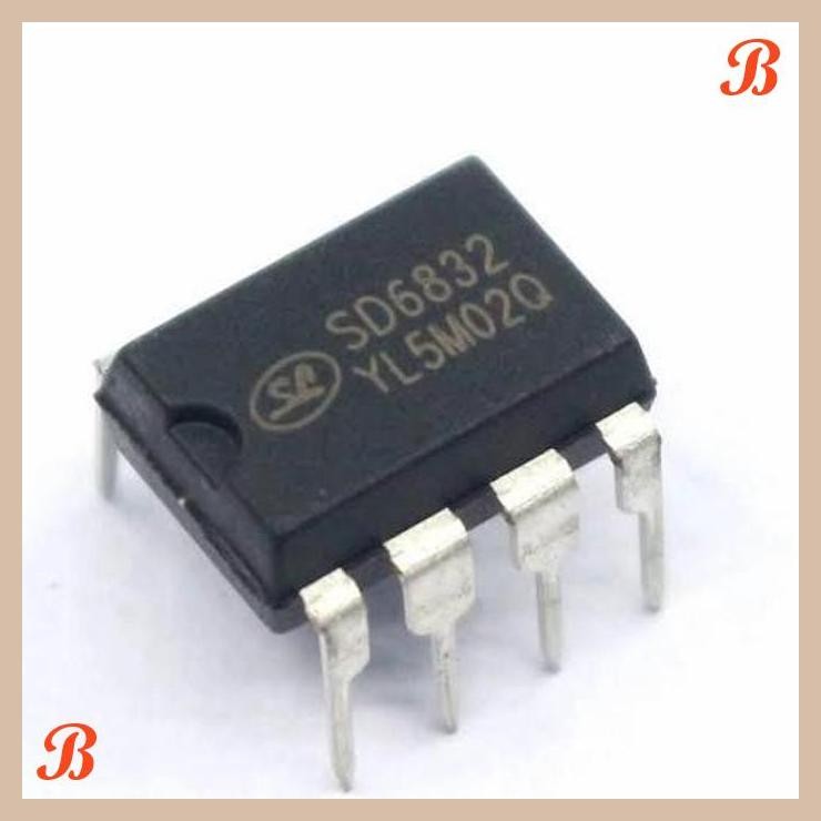 [SRE] SD6832 SD 6832 IC Konverter AC DC Dip-8 PWM Controller SMPS
