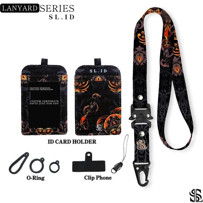

SL.ID Lanyard Id card Holder Printing - Ghotic Series murah