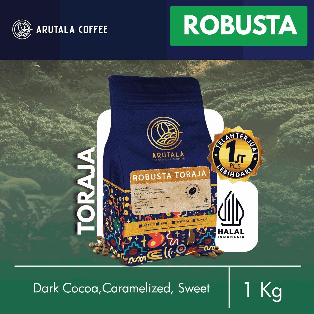 

ARUTALA Kopi Toraja Rantebua Robusta Coffee 1KG