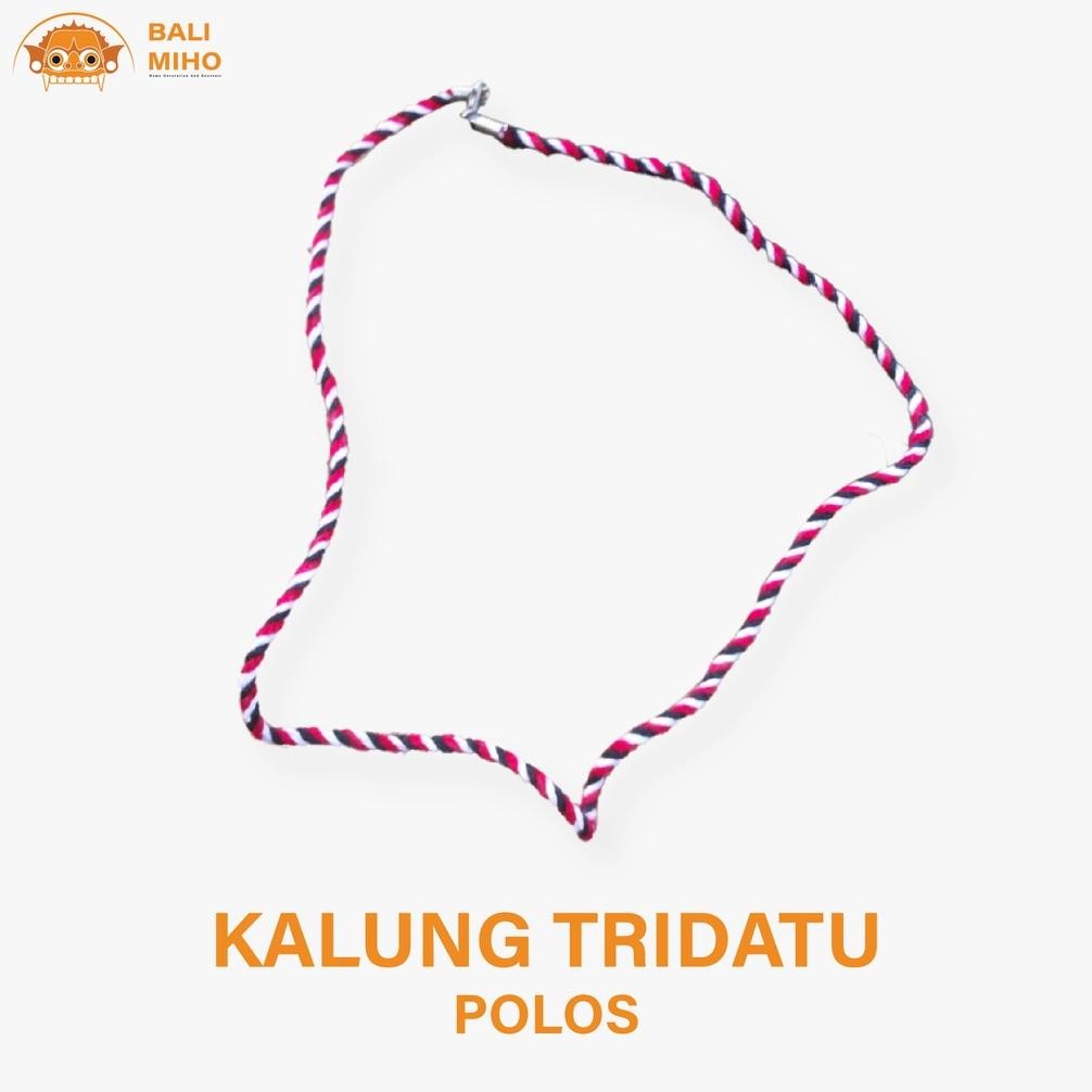 Living Kalung Tridatu Polos/Kalung Tridatu/Kalung Benang Tridatu/Kalung Unik - Bali Future Living