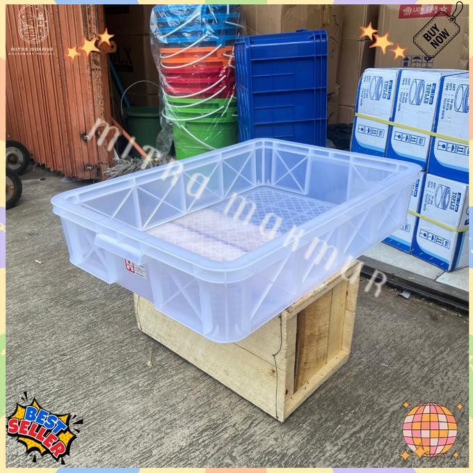 BEBAS ONGKIR - CONTAINER INDUSTRI HANATA BENING 1105 KONTAINER BOX ROTI BENING HANATA