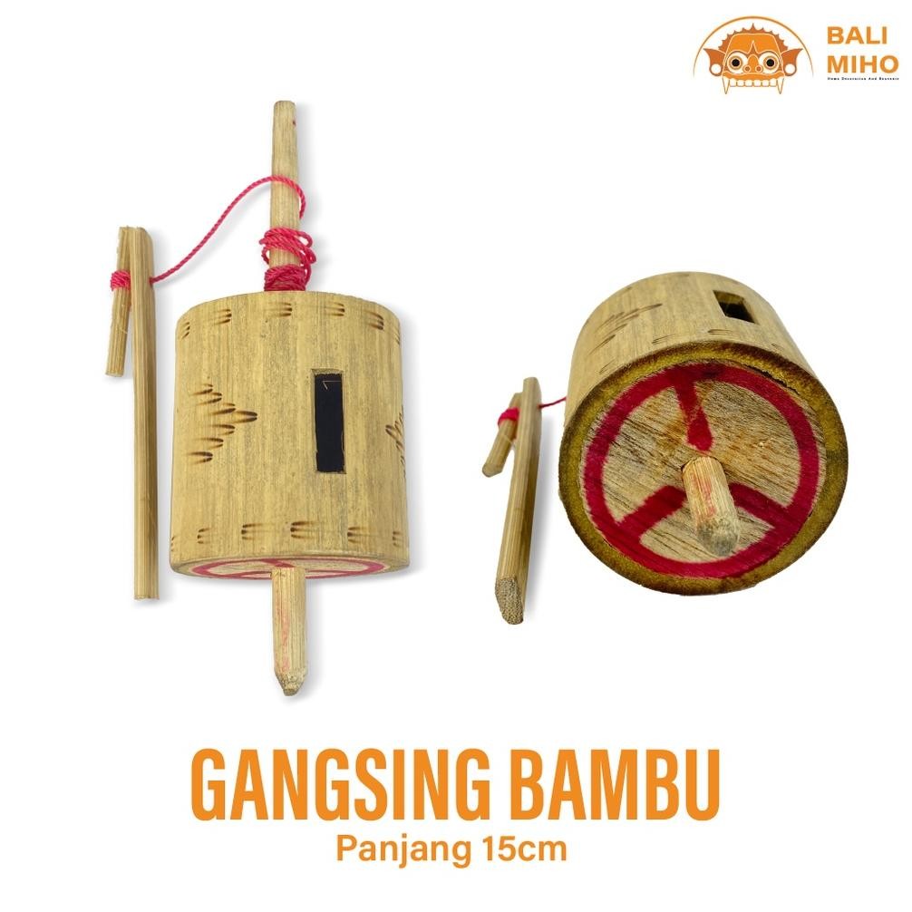 Living Gangsing Bambu Tradisional - Mainan Gangsing - Mainan Jadul - Mainan Anak Jadul - Gangsing Tr