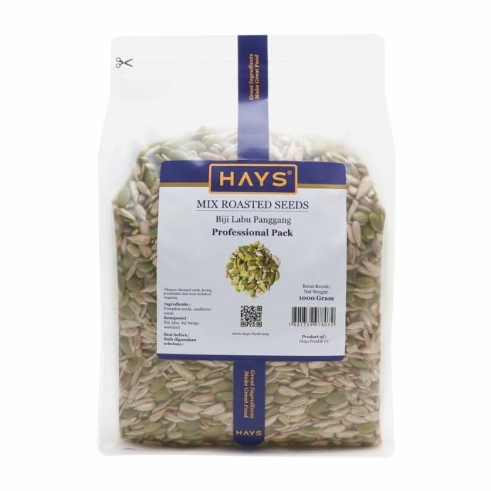 

Murah Mix Roasted Seeds 1Kg (Pumpkin Seeds+Sunflower Seeds) - Hays